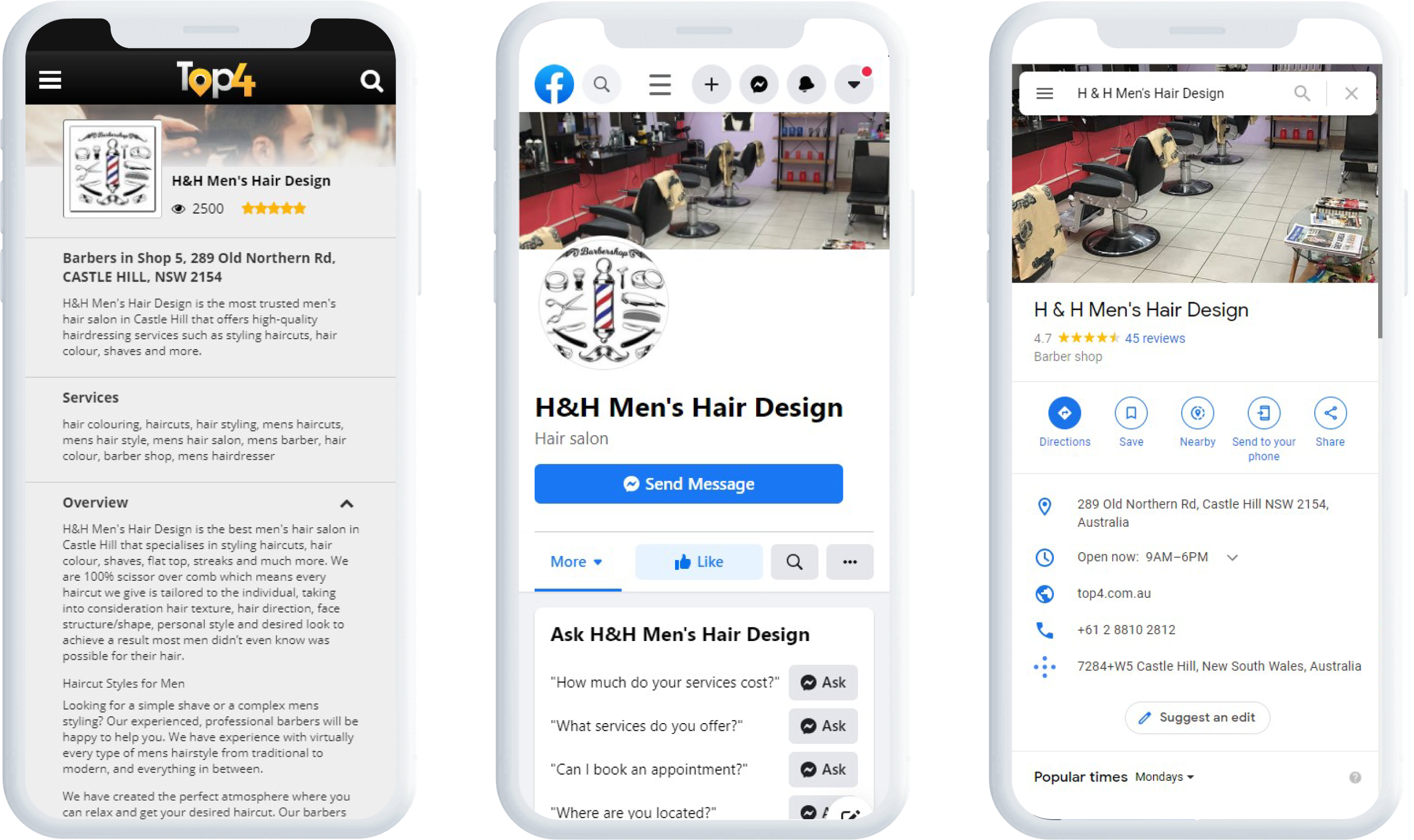 H&H Men's Hair Design