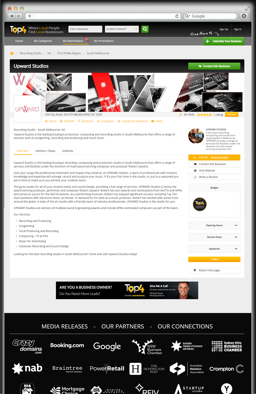 Upward Studios Melbourne