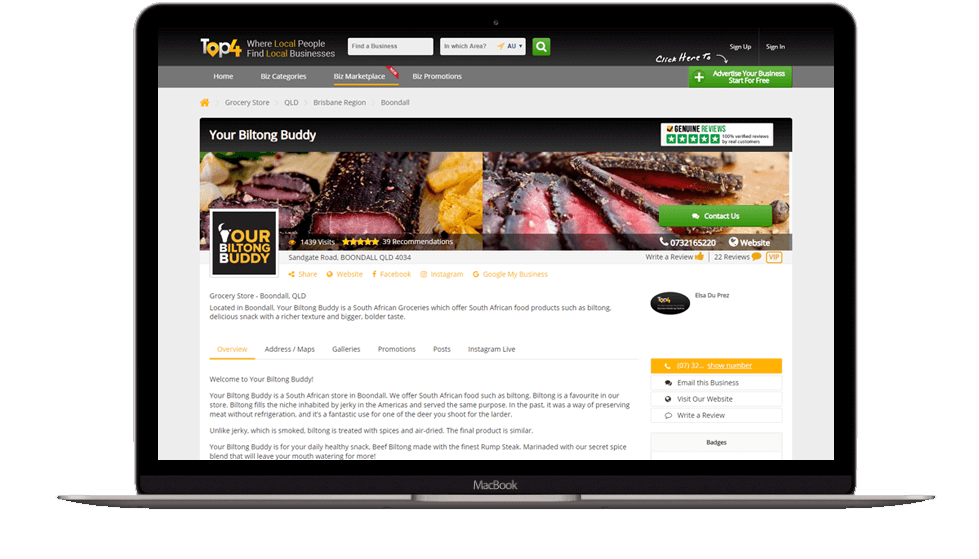 Digital Marketing for Grocery Stores - Your Biltong Buddy