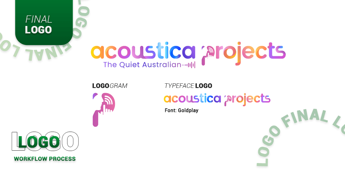 logo design services for Acoustica Projects 3
