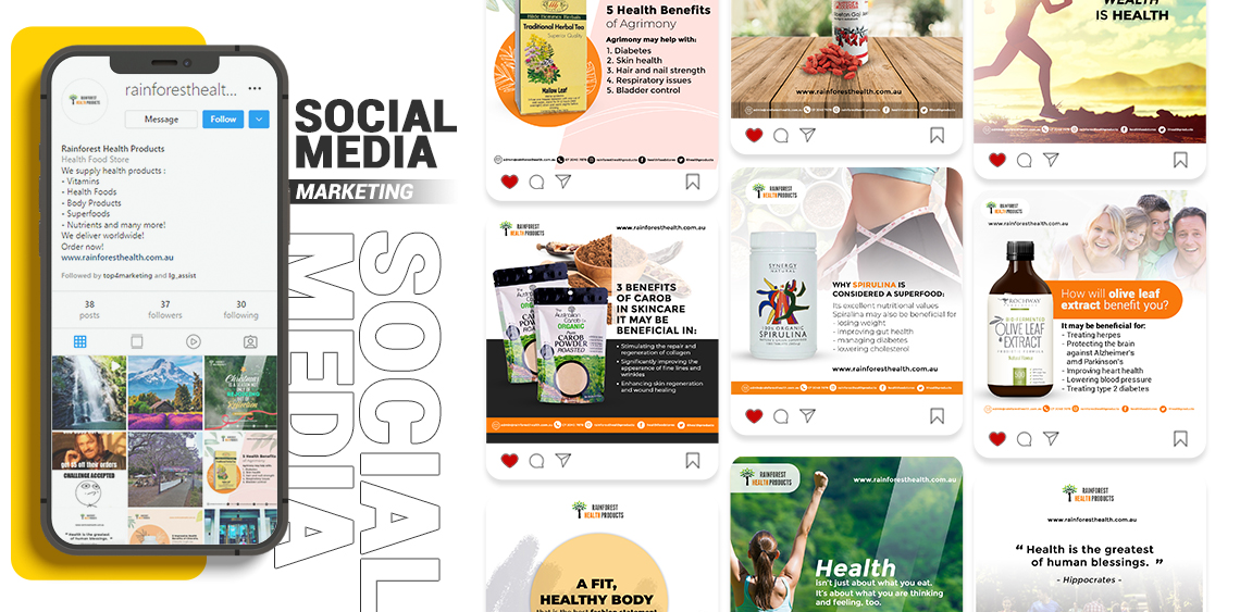 Digital Marketing for Retails – Rainforest Health