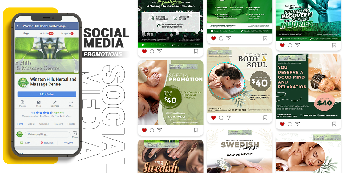 Digital Marketing for Massages – Winston Hills Massage Centre
