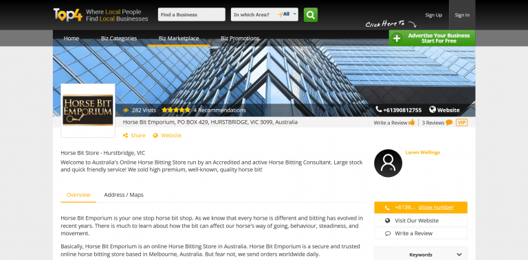 Horse Bit Store Ecommerce visibility (4)