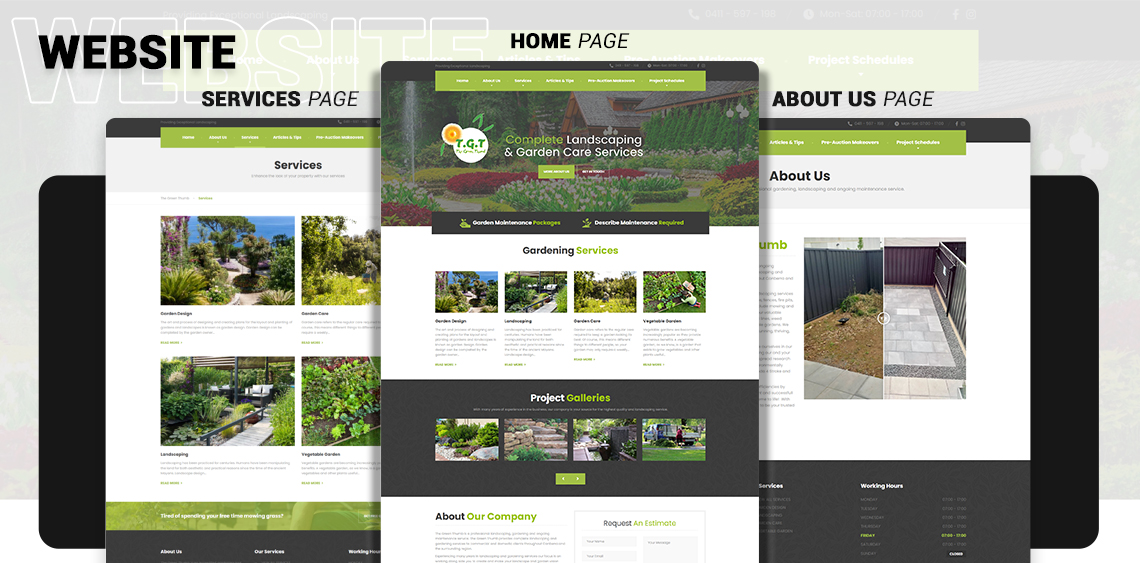 Website Redesign for Gardeners – The Green Thumb