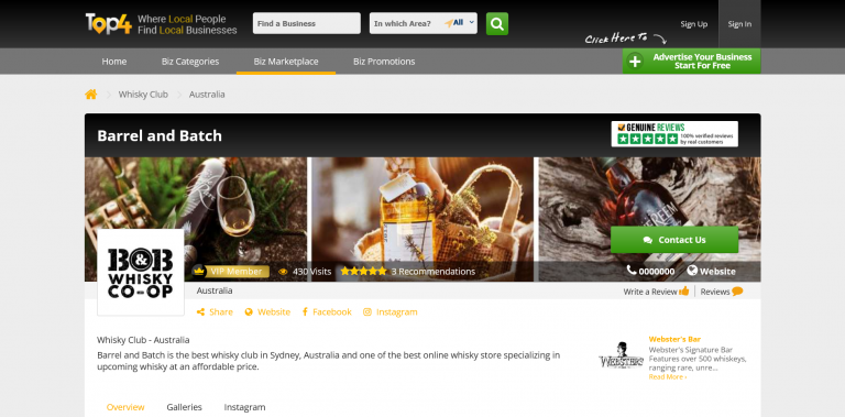 whisky and brewing company SEO service 2