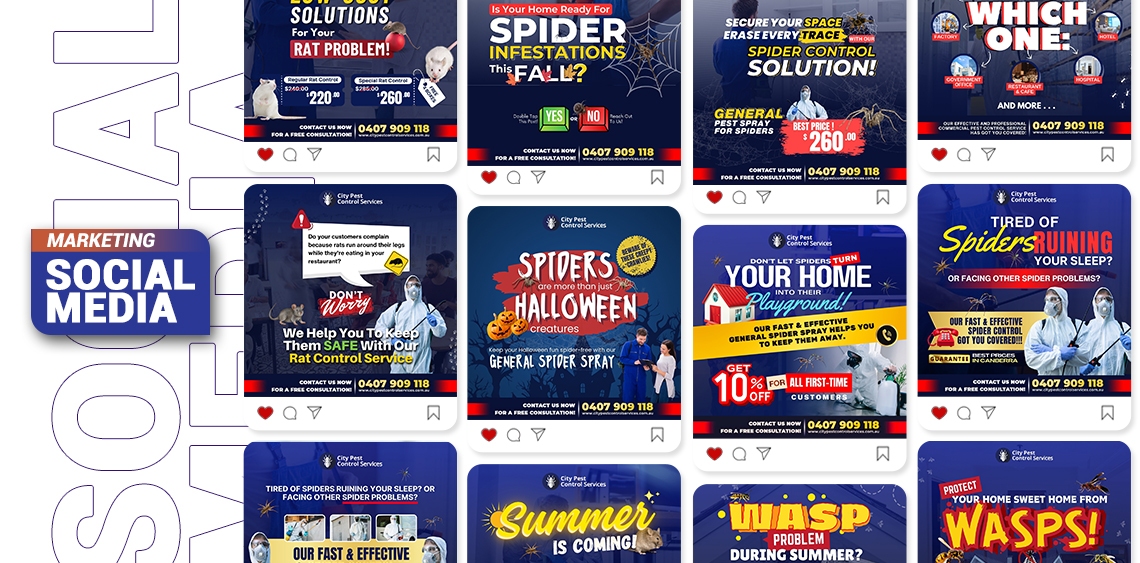 Social Media Marketing – City Pest Control Service