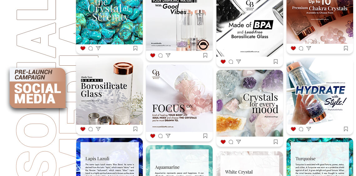 Social Media Marketing Services for Crystals Bottle – Retails in Brookvale