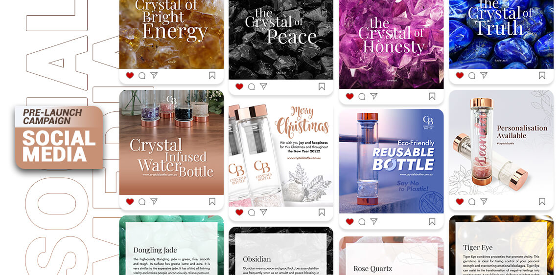Social Media Marketing for Retails in Brookvale – Crystals Bottle