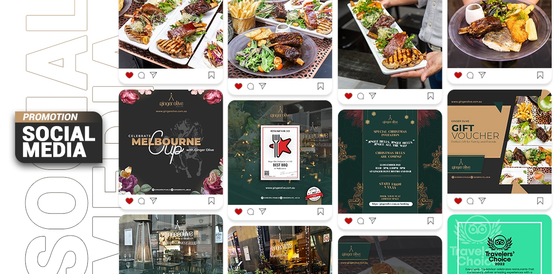 Social Media Promotion – GInger Olive Restaurant