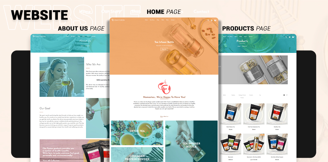 Website Development for Retail – Cha Fusion