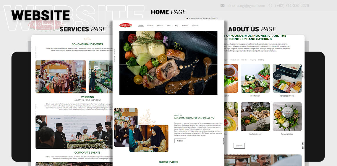 Website Development Case Study for Catering – Sonokembang Catering