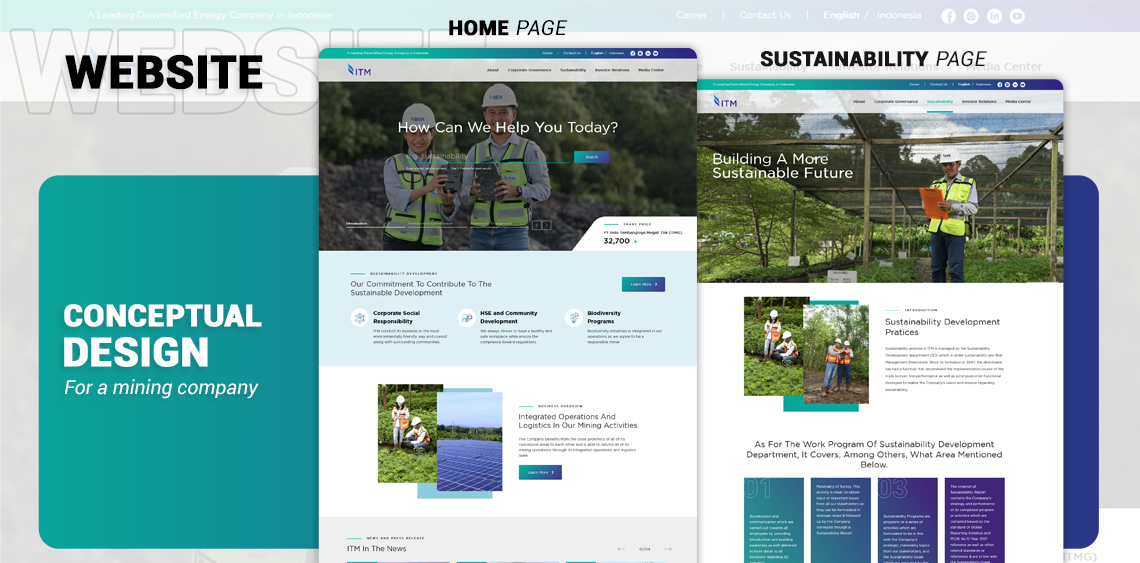 conceptual design – mining company