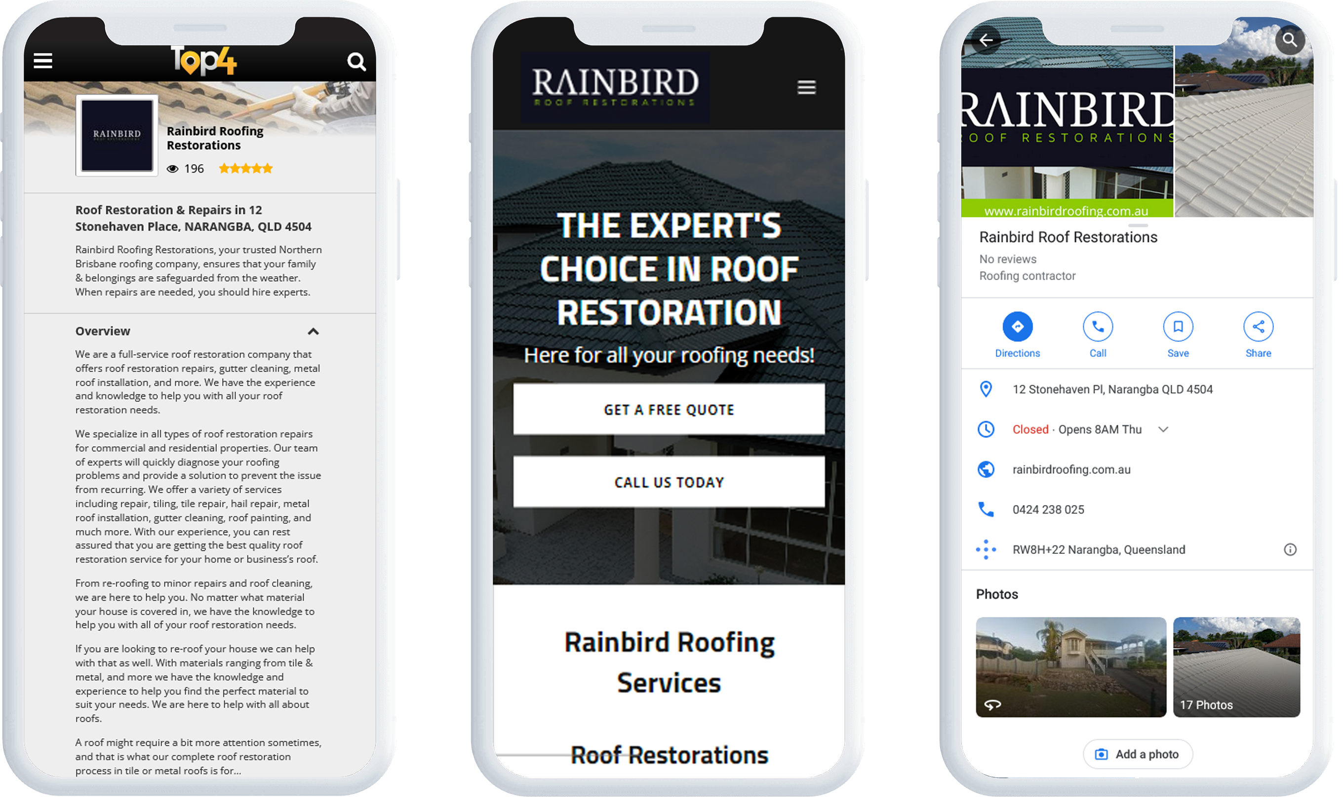 SEO Services for Roofting Construction – Rainbird Roofing