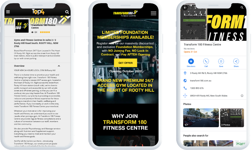Website redesign for Gyms and Fitness Centres 0