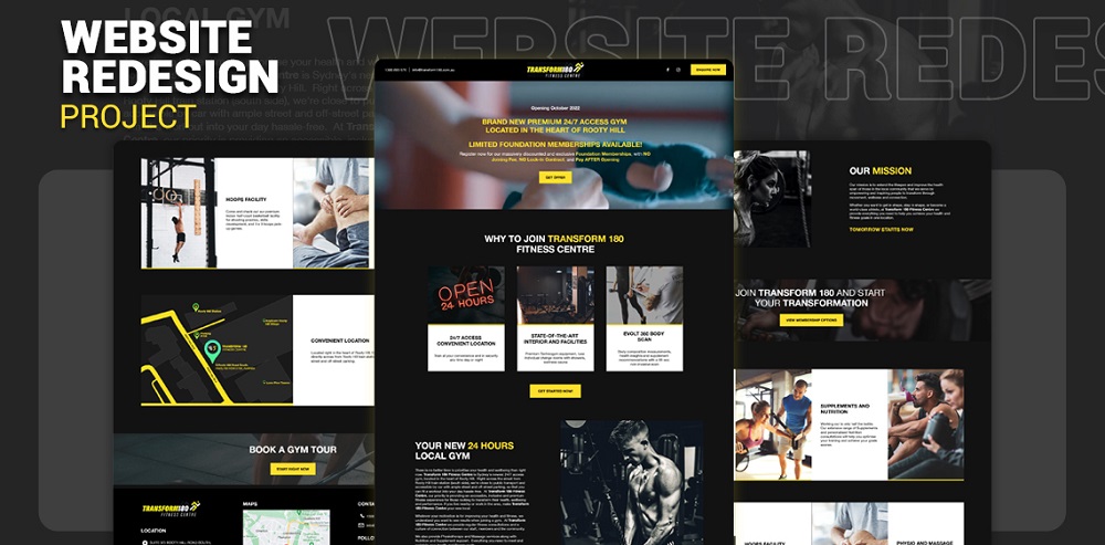 Website redesign for Gyms and Fitness Centres 3 (1