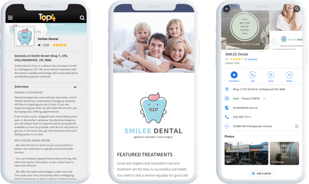 Top4 Platform SMILEE Dental – Medical