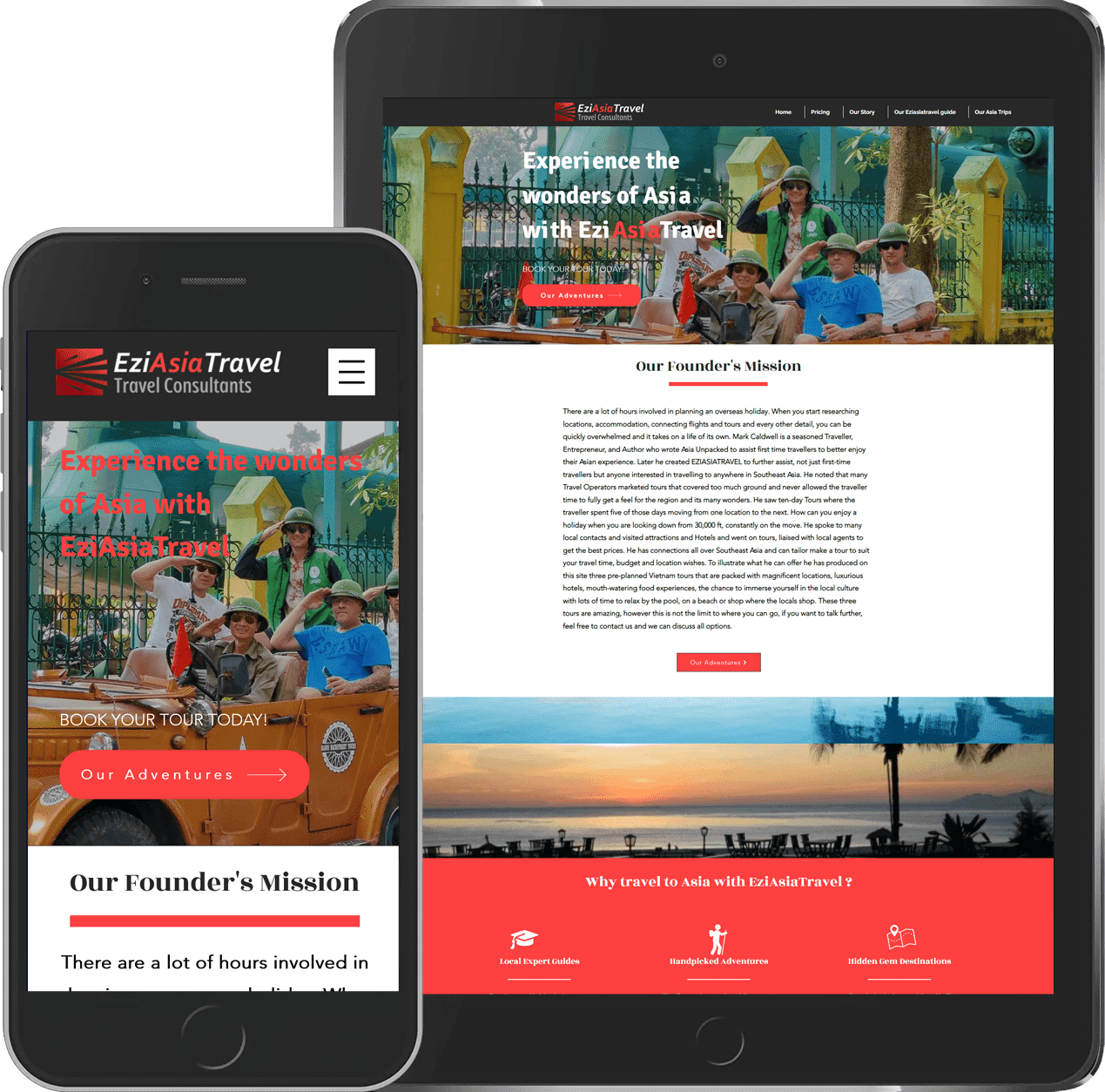 Website Redesign - EziAsiaTravel