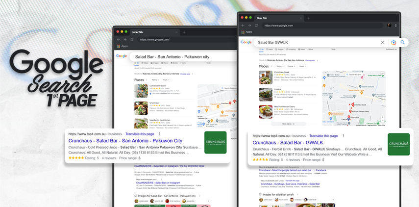 SEO Service for Crunchaus Restaurant