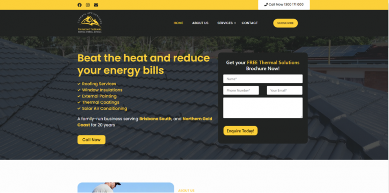 Website Development Services - Thinking Thermal