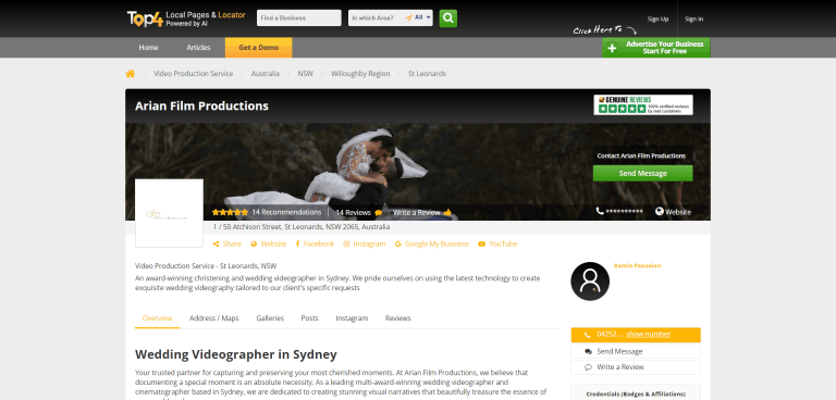 Film Production Services - Arian Film Productions