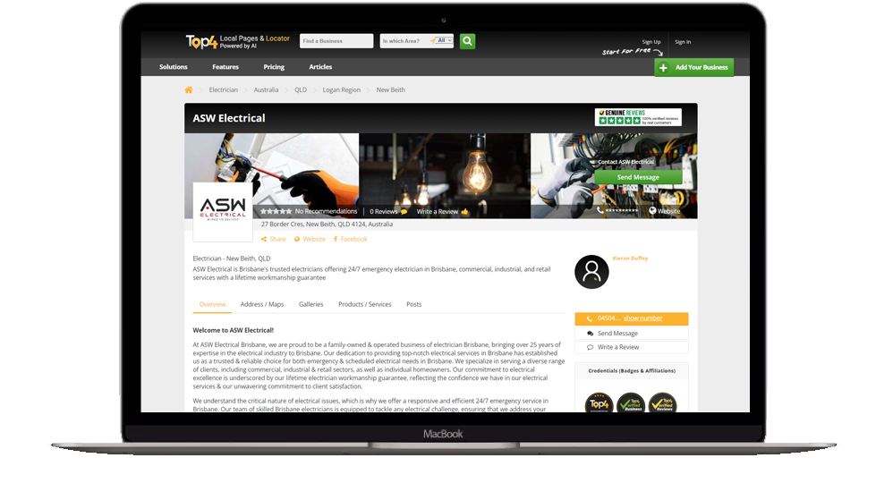 SEO Services - ASW Electrical