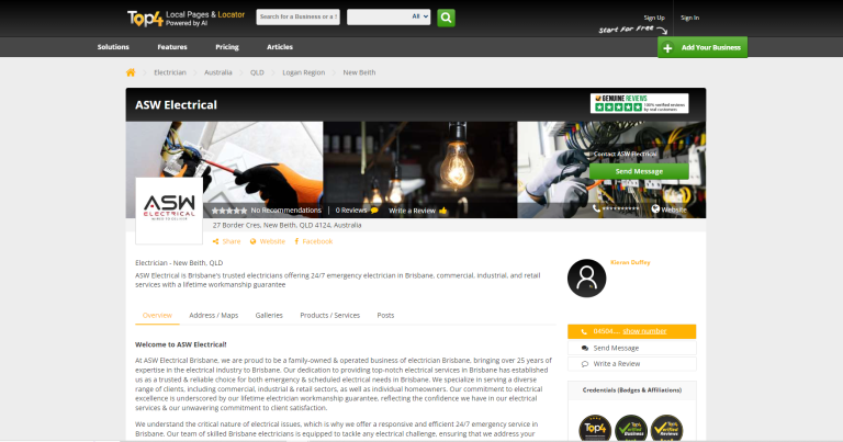 SEO Services - ASW Electrical