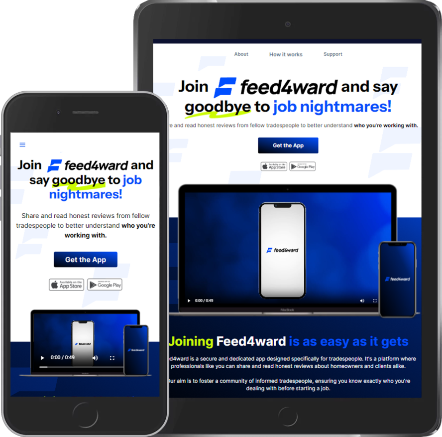 Feed4ward - Website Development