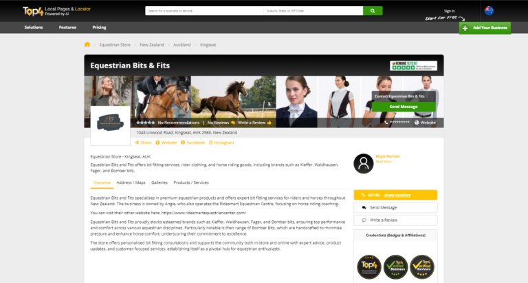 SEO Services - Equestrian Bits&Fits