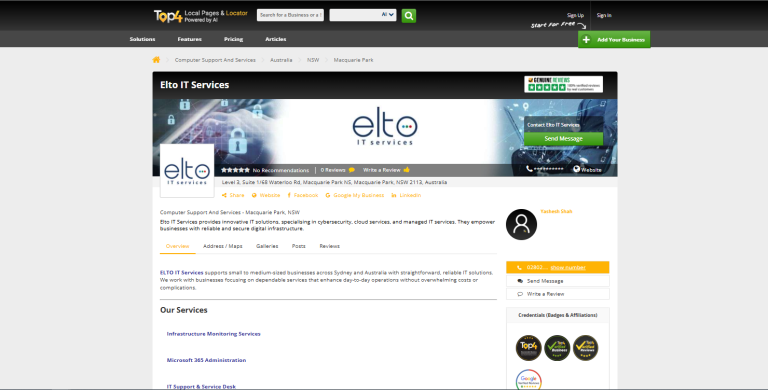SEO Service for Elto IT