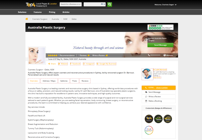SEO Service for Australia Plastic Surgery