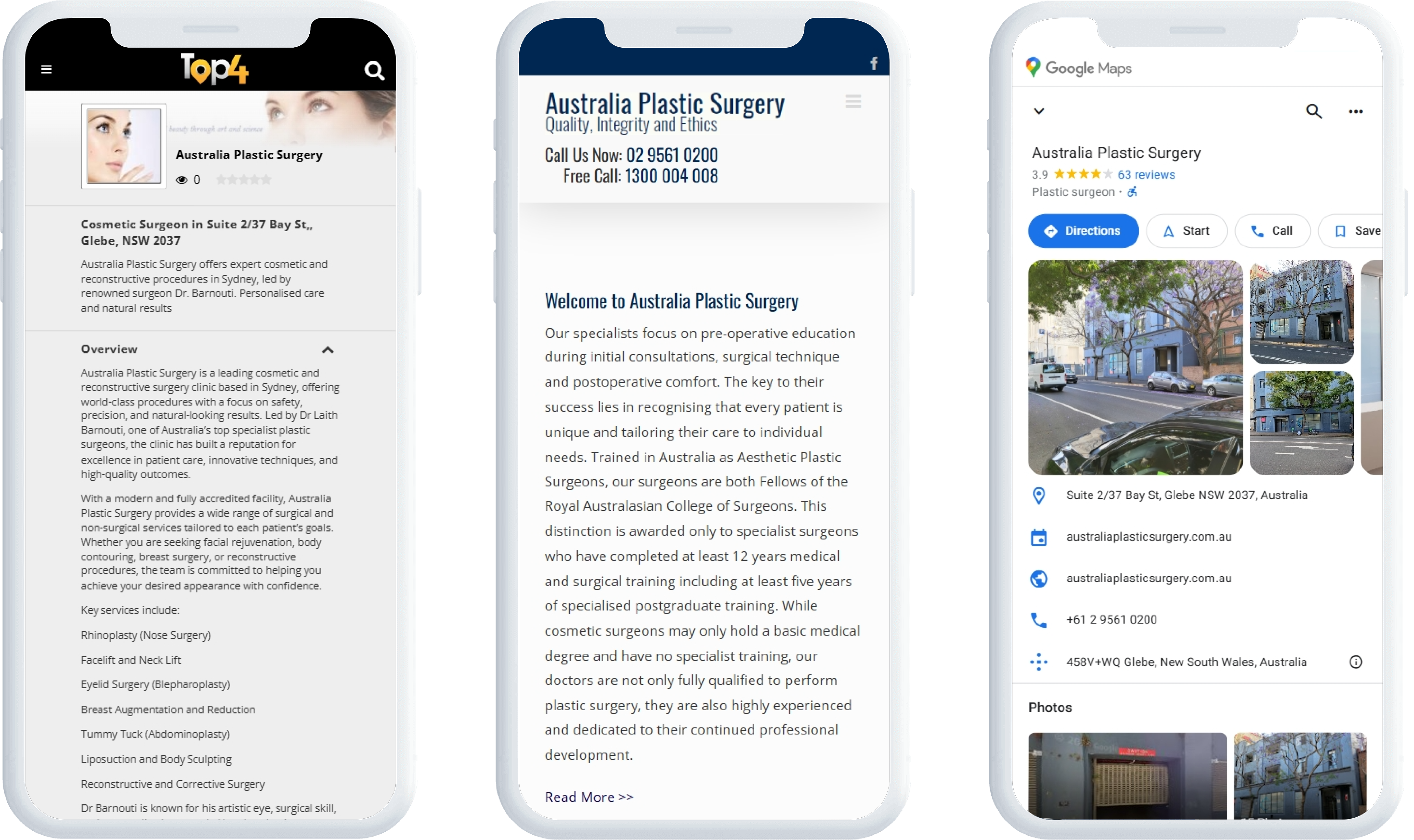 SEO Services for Australia Plastic Surgery