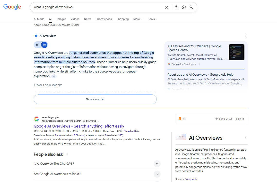 ai overviews