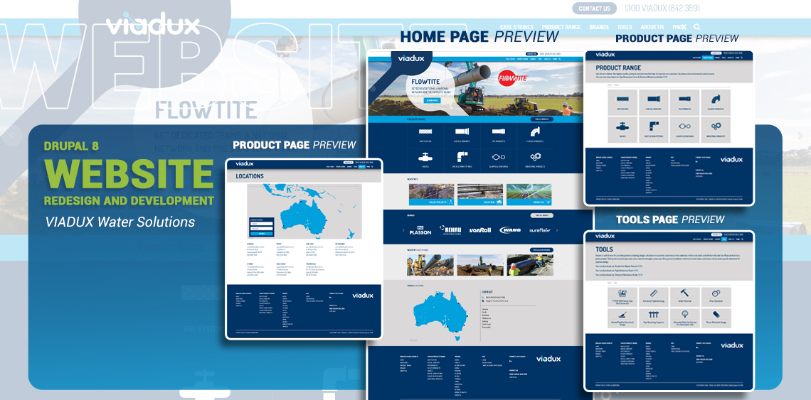 Website Redesign & Digital Transformation for Viadux Water Solutions