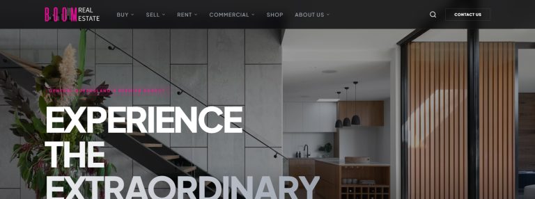 website development for boom real estate