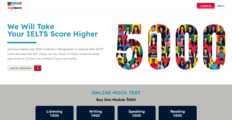 website rebuild for digitest case study