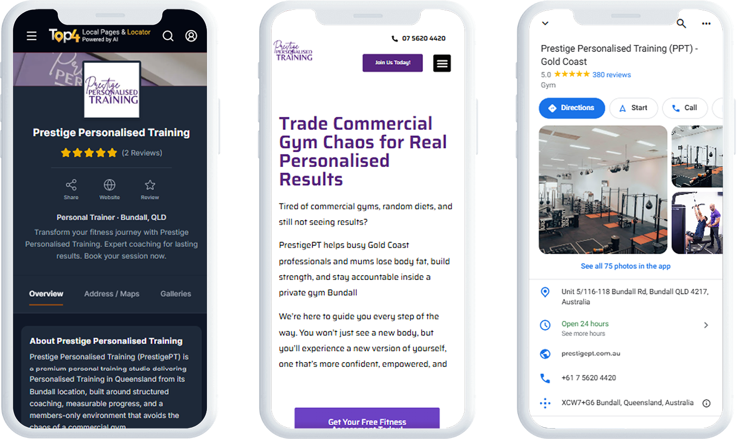 seo service for prestige pt responsive
