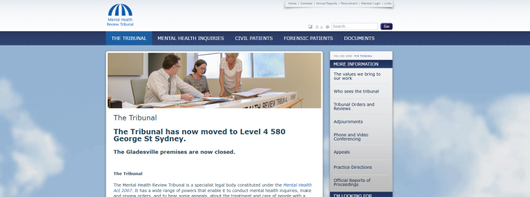 website rebuild for mhrt