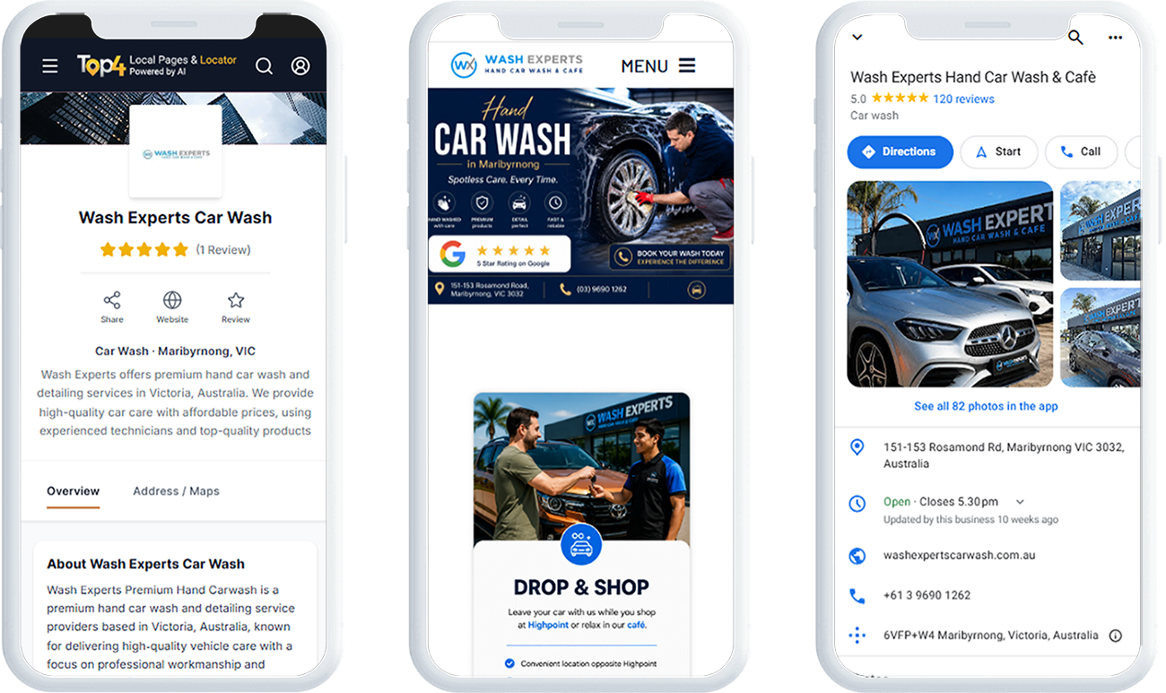 Wash Expert Car Wash Slider